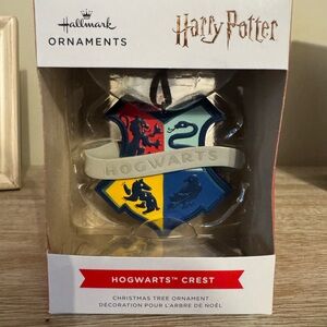 Hallmark Harry Potter Hogwarts Blue and Silver Ornament